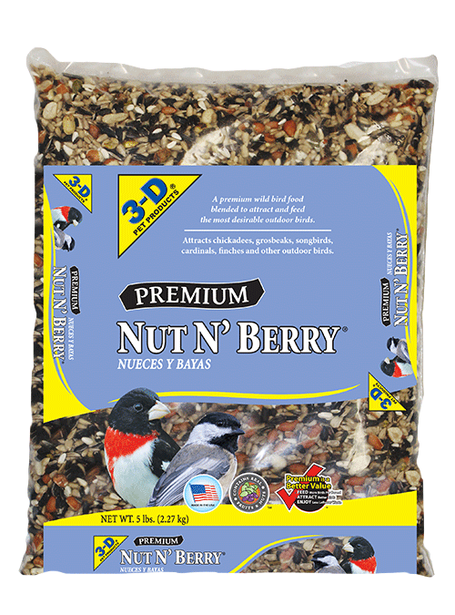 3D® Pet Products, A maximum nutrition food for a variety of caged birds,  small animals, wild birds and wildlife.3D® Pet Products