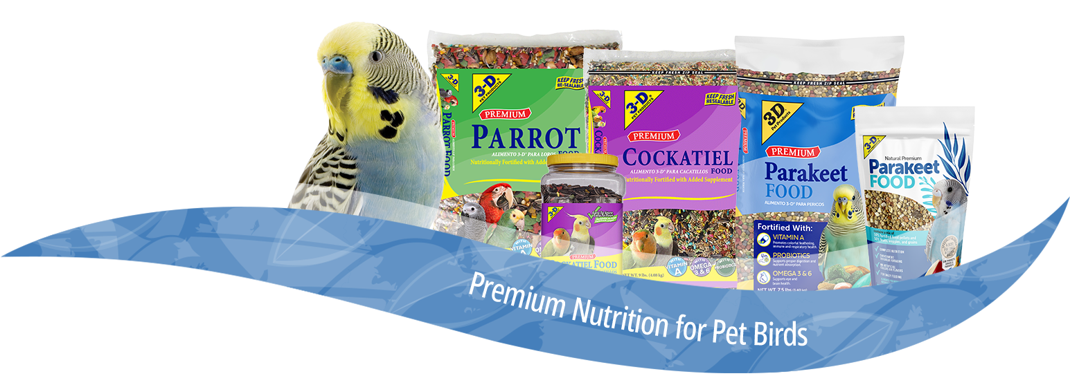 3D Pet Products Premium Nutrition for Pet Birds